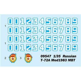Trumpeter 1:35 T-72A Model 1983 MBT