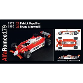 Italeri 1:12 Alfa Romeo 179/179C