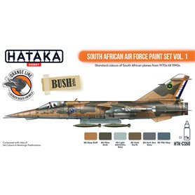 Hataka ORANGE-LINE Zestaw farb SOUTH AFRICA AF