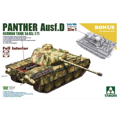 Takom 2103 Panther Ausf. D Early/Mid Full Int. 2-1