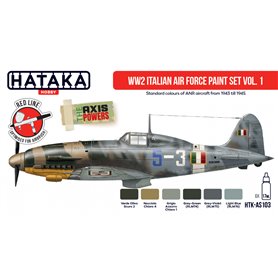 Hataka RED-LINE Zestaw farb WW2 ITALIAN AIR FORCE cz.1