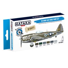 Hataka BS004.2 BLUE-LINE Zestaw farb US ARMY AIR FORCE