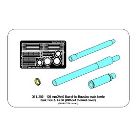 ABER 1:35 Metalowa lufa 125 mm 2A46 do T-64 / T-72A