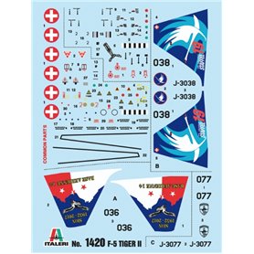 Italeri 1:72 F-5E SWISS AIR FORCE