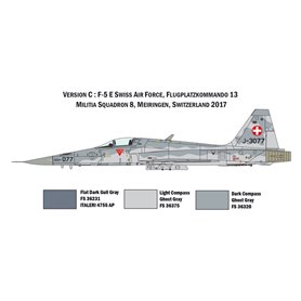 Italeri 1:72 F-5E SWISS AIR FORCE