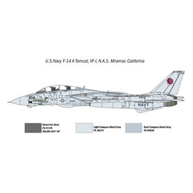 Italeri 1422 1/72 "Top Gun" F-14A vs A-4F