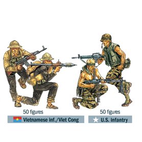 Italeri 6184 1/72 Battleset: Vietnam War 1965
