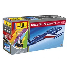 Heller 56220 Starter Set- Fouga Magister CM 170