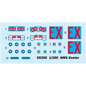 Trumpeter 1:350 HMS Exeter