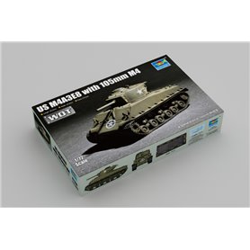 Trumpeter 07168 US M4A3E8 with 105 mm M4