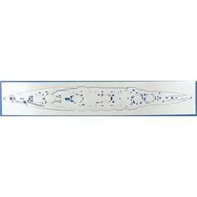 Aoshima 04990 1/700 Plastic deck sheet Fuso