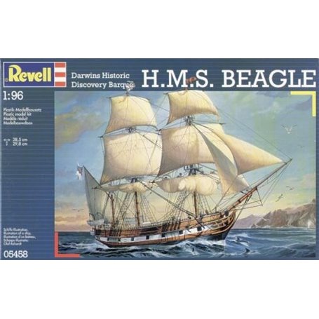 Revell 05458+ HMS  Beagle zestaw 1/96