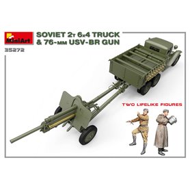Mini Art 1:35 SOVIET 2T 6x4 TRUCK z działem 76mm USV-BR