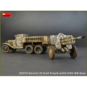 Mini Art 1:35 SOVIET 2T 6x4 TRUCK z działem 76mm USV-BR