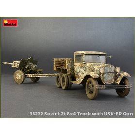 Mini Art 1:35 SOVIET 2T 6x4 TRUCK z działem 76mm USV-BR