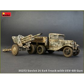 Mini Art 1:35 SOVIET 2T 6x4 TRUCK z działem 76mm USV-BR