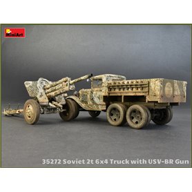 Mini Art 1:35 SOVIET 2T 6x4 TRUCK z działem 76mm USV-BR