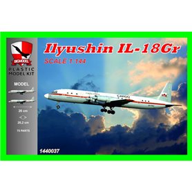 Big Model 1:144 Ilyushin Il-18D PLL LOT
