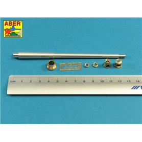ABER 1:35 Metalowa lufa 105mm KwK L/70 z hamulcem wylotowym do Pz.Kpfw.VII Lowe