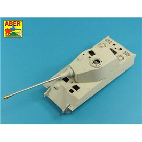 ABER 1:35 Metalowa lufa 88mm KwK.43 L/71 do Pz.Kpfw.VI King Tiger - wieża Henschel
