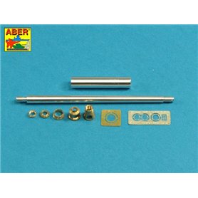 ABER 1:35 Metalowa lufa 88mm PaK.43/1 L/71 do Sd.Kfz.173 Jadpanther G1 - późna wersja