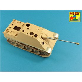 ABER 1:35 Metalowa lufa 88mm PaK.43/1 L/71 do Sd.Kfz.173 Jadpanther G1 - późna wersja