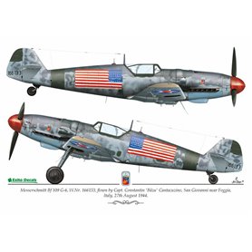 Exito EXITO DECALS 1:58 Kalkomanie do GUSTAVS OVER THE BALKANS - Messerschmitt Bf-109 G-6
