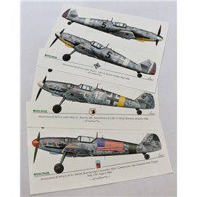 Exito EXITO DECALS 1:58 Kalkomanie do GUSTAVS OVER THE BALKANS - Messerschmitt Bf-109 G-6