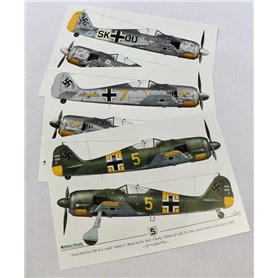 Exito EXITO DECALS 1:48 Kalkomanie do WULF PACK VOL.1 - Focke Wulf Fw-190A