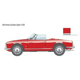Italeri 3653 1/24 Alfa Romeo Guiletta Spider 1300