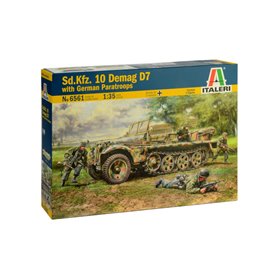 Italeri 6561 1/35 Sd.Kfz.10 Demag D7w/paratroopers