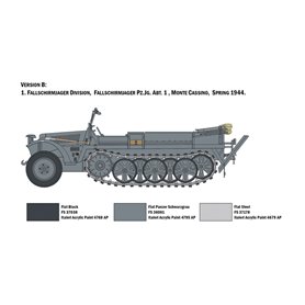 Italeri 6561 1/35 Sd.Kfz.10 Demag D7w/paratroopers