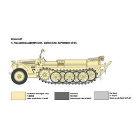 Italeri 6561 1/35 Sd.Kfz.10 Demag D7w/paratroopers