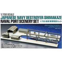 Tamiya 1:700 IJN Shimakaze NAVAL PORT SCENERY SET