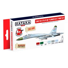 Hataka AS104 RED-LINE Paints set EARLY SU-27S/P/UB FLANKER 