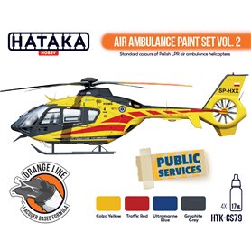 Hataka ORANGE-LINE Zestaw farb AIR AMBULANCE - cz.2