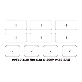 Trumpeter 1:35 S-300V 9A83 SAM