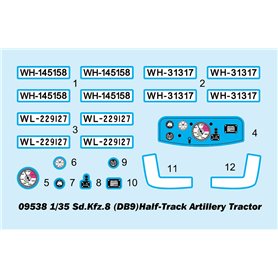 Trumpeter 1:35 Sd.Kzf.8 DB9 HALF-TRACK ARTILLERY TRACTOR