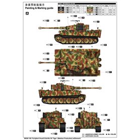 Trumpeter 1:35 Pz.Kpfw.VI Ausf.E Tiger I z Zimmerit - wersja produkcyjna