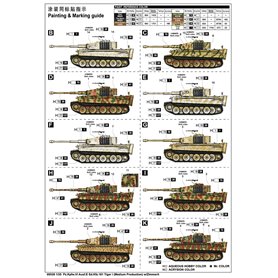 Trumpeter 1:35 Pz.Kpfw.VI Ausf.E Tiger I z Zimmerit - wersja produkcyjna