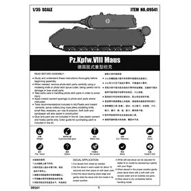 Trumpeter 1:35 Pz.Kpfw.VIII Maus