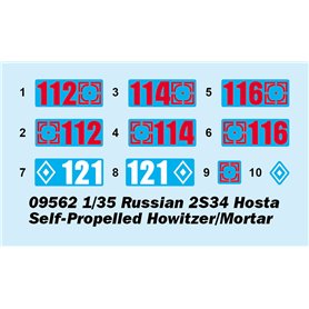 Trumpeter 1:35 2S34 Hosta SPH