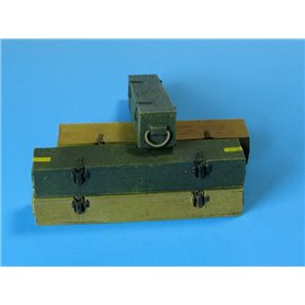 Eureka XXL 1:35 Drewniane pojemniki na amunicje do 88mm Kw.K.43
