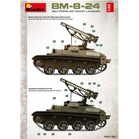 Mini Art 35234 BM-8-24 S-P Rocket Launcher w/int.
