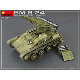 Mini Art 35234 BM-8-24 S-P Rocket Launcher w/int.