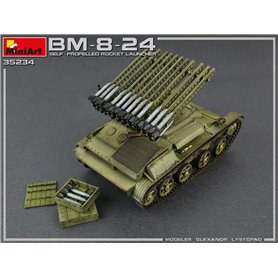 Mini Art 35234 BM-8-24 S-P Rocket Launcher w/int.