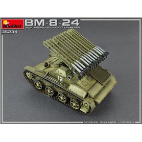 Mini Art 35234 BM-8-24 S-P Rocket Launcher w/int.