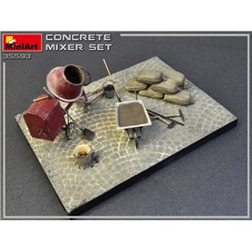 Mini Art 35593 Concrete Mixer Set