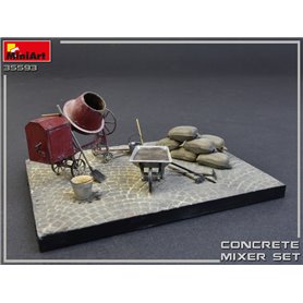 Mini Art 35593 Concrete Mixer Set