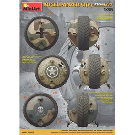 Mini Art 40006 Kugelpanzer 41(r) w/interior set